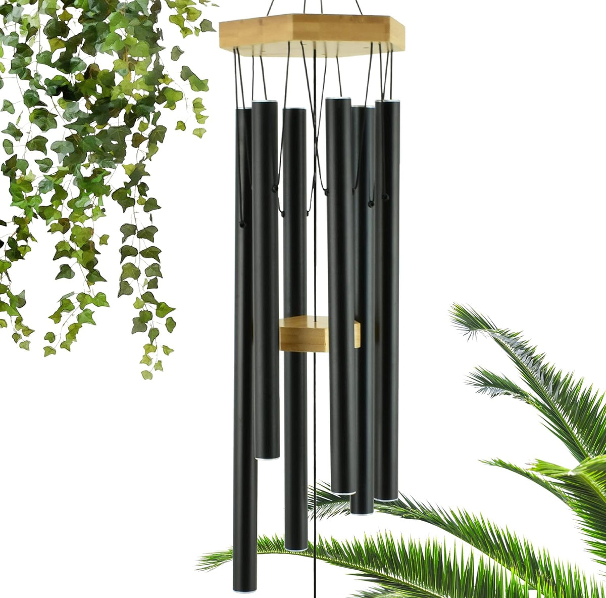 Solar Powered LED Garden Wind Chimes - Indoor And Outdoor Wind Chimes