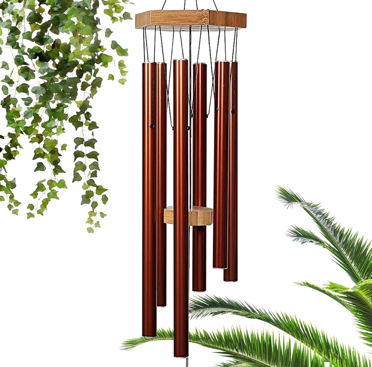 Solar-Powered LED Garden Wind Chimes: Outdoor & Indoor Decor