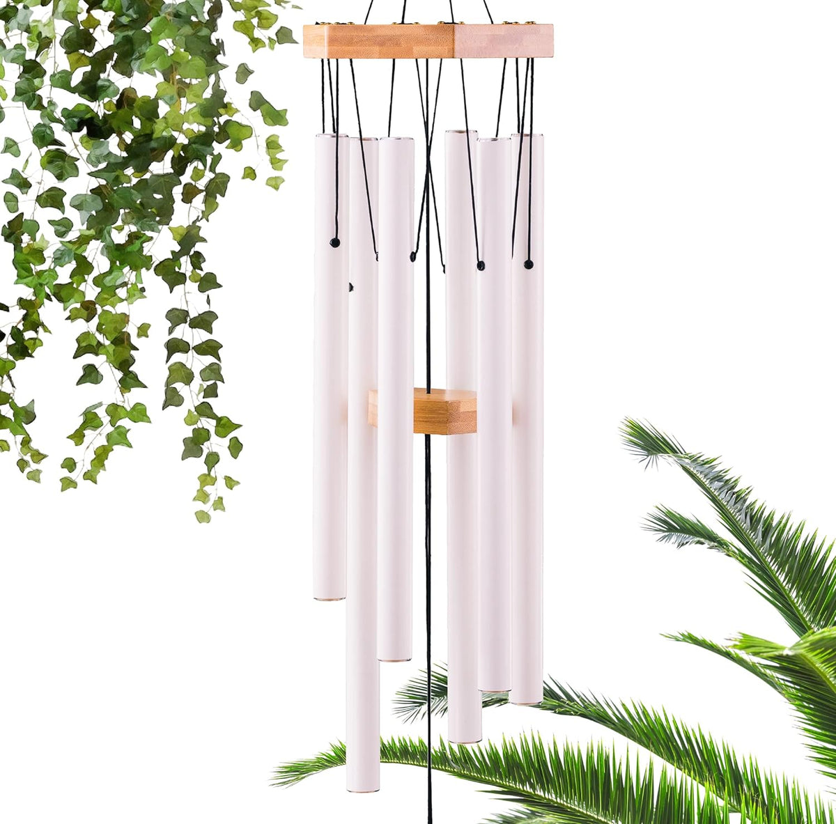 Solar-Powered LED Garden Wind Chimes: Outdoor & Indoor Decor