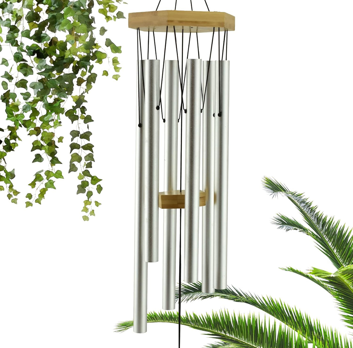 Solar-Powered LED Garden Wind Chimes: Outdoor & Indoor Decor