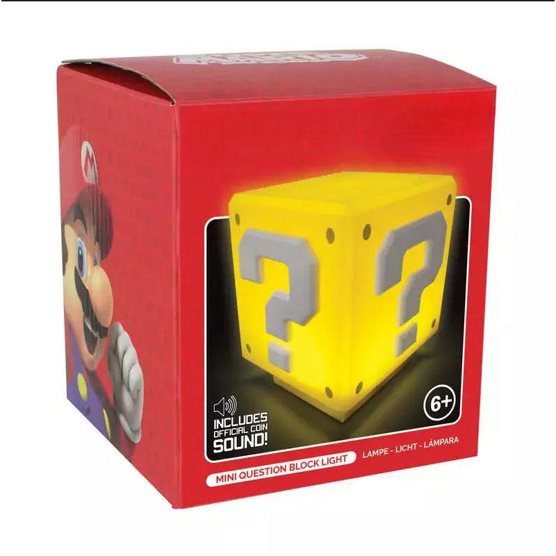 Super Mario Lamp - Question Block Iconic Gamer Decor