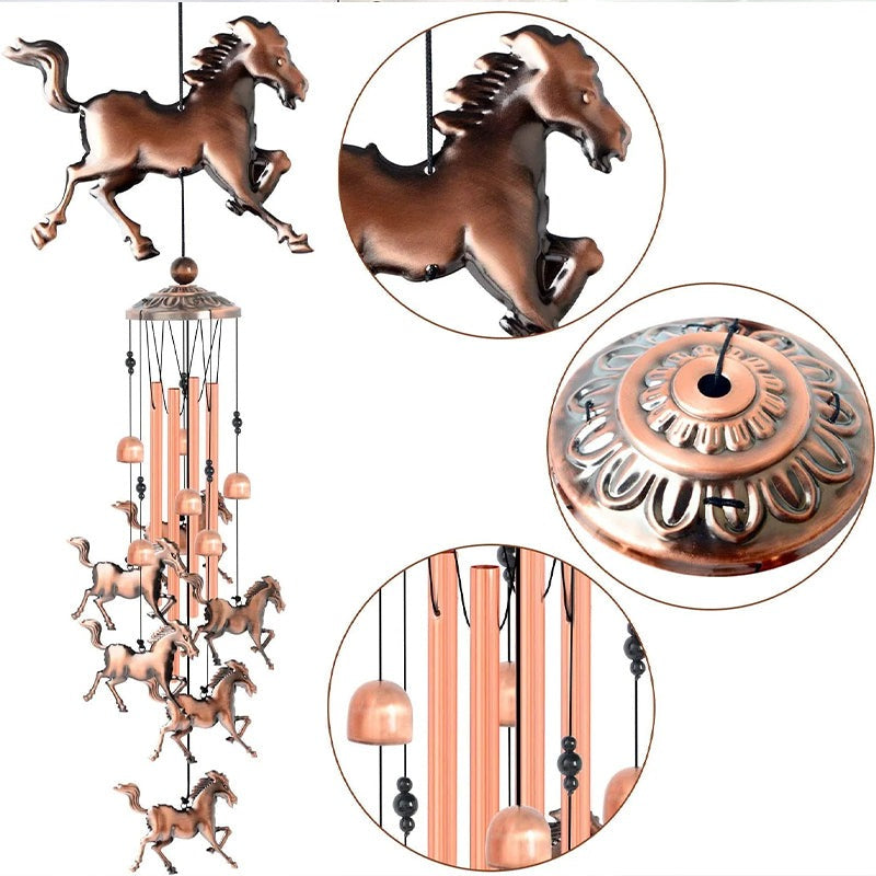 Retro Horse Wind Chime