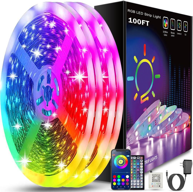 Multicolor LED Strip Lights With Remote Control For Home Decoration And Special Occasions